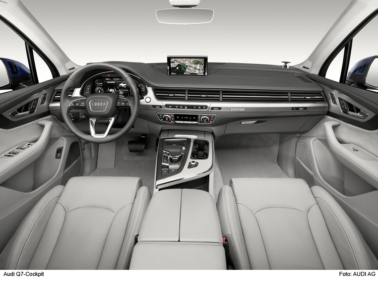 Audi Q7 für bestes Premium-Interieur-Design ausgezeichnet