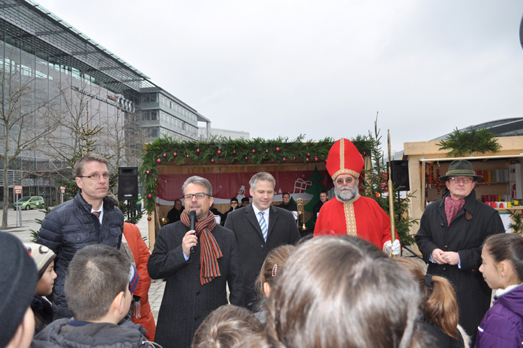 Adventstimmung auf der Audi Piazza