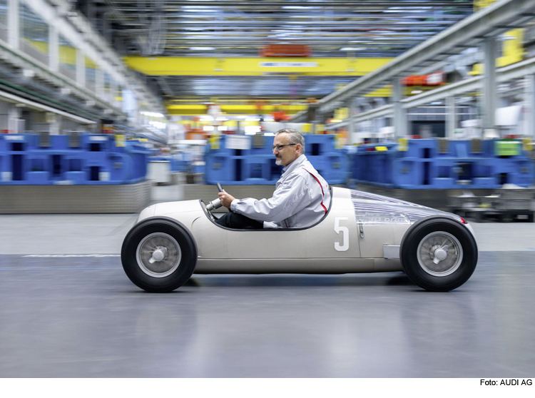 Metalldrucker bei Audi