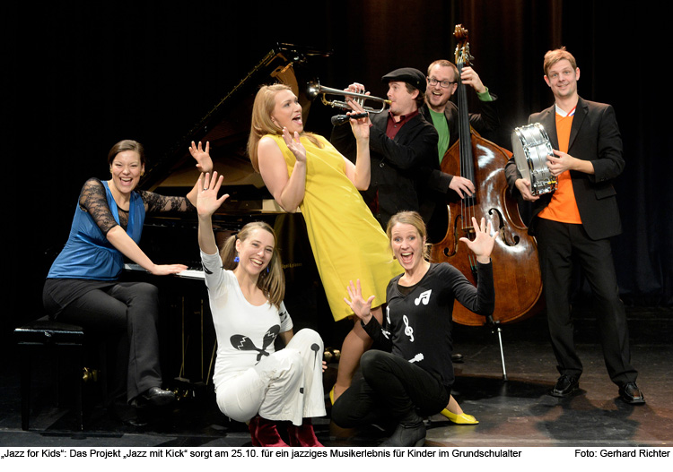 Musikerlebnis für Kinder bei „Jazz for Kids“ am 25. Oktober