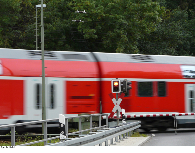 Bahnübergang gesperrt