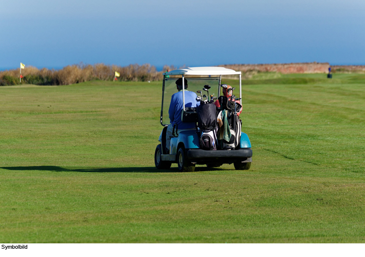 Golf-Caddy gestohlen