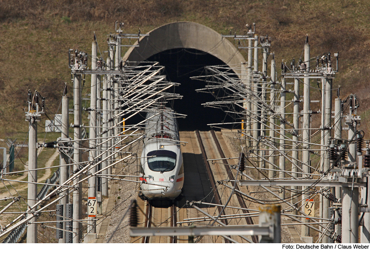 Übung im ICE-Tunnel