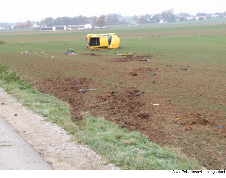 Totalschaden nach Rausch-Unfall