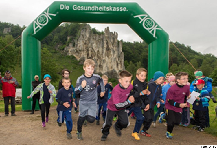 AOK-Firmenlauf und Lauf der Schulen und Vereine