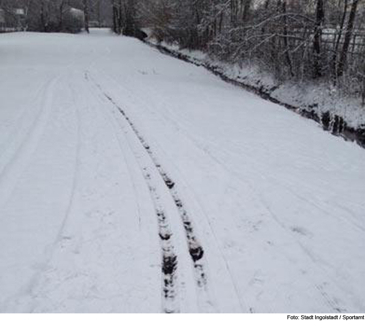 Zu wenig Schnee für die Langlaufloipe