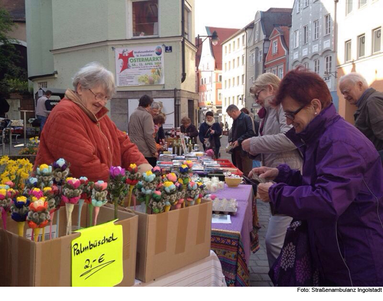 Ostermarkt der Straßenambulanz