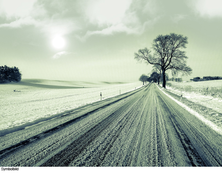 Schneefallbedingte Unfälle