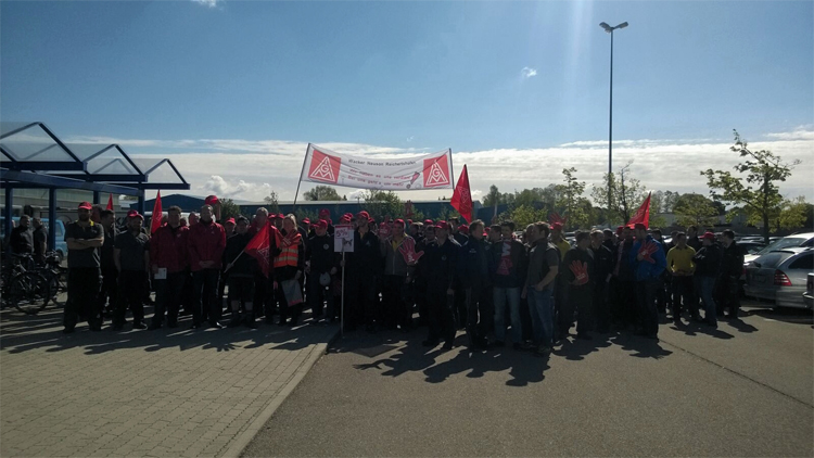 Streikzeit bei Wacker Neuson