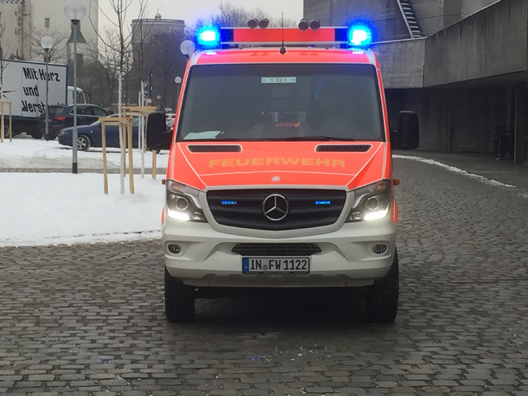 Brand in Theatertiefgarage