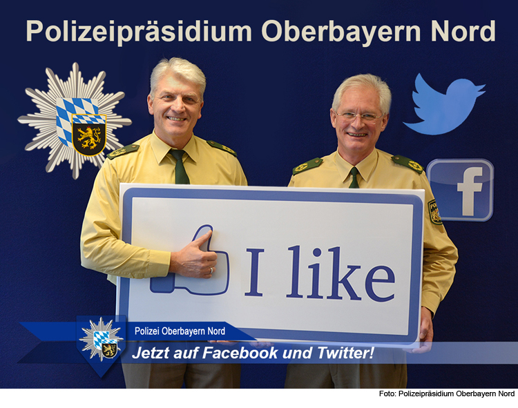 Polizeipräsidium jetzt auf Facebook und Twitter