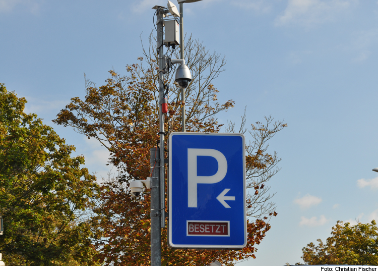 Teilsperrung des Festplatz-Parkplatzes