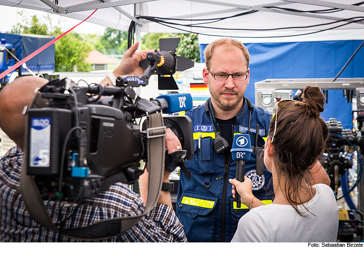 Pressebetreuung im Katastrophenfall