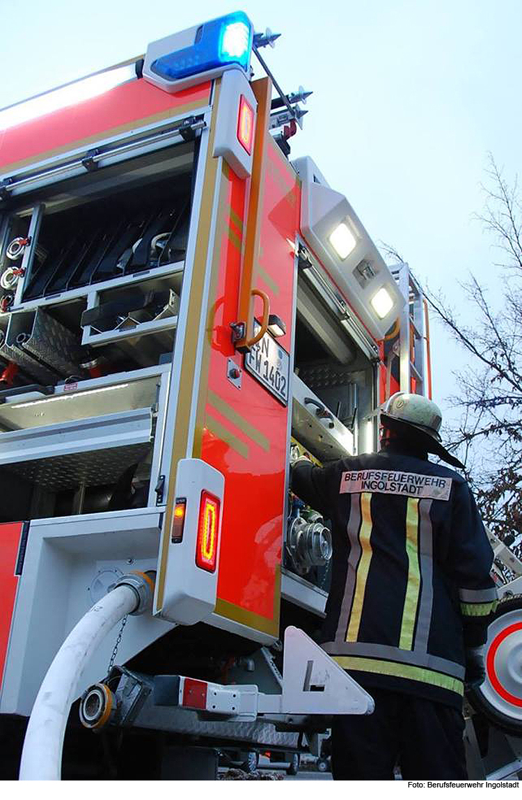 Dachterrassenbrand in der Altstadt