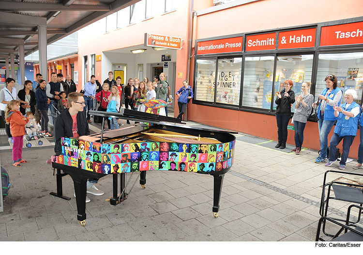 Klavierkonzert am Hauptbahnhof