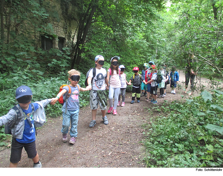 Kindergartenausflug in den Klenzepark