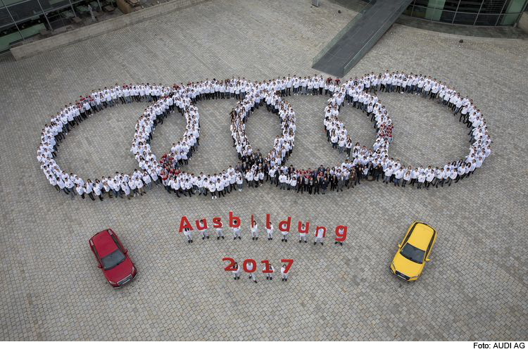 Ausbildungsstart bei Audi