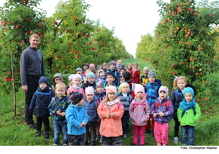 Lentinger Kindergarten besucht Canisiushof