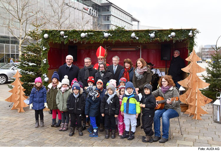 Weihnachtsmarkt des Audi-Betriebsrats eröffnet 