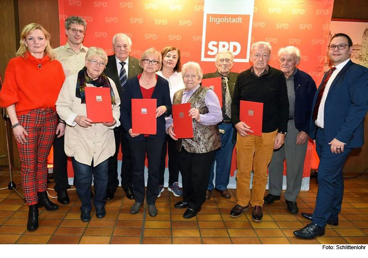 SPD-Mitglieder geehrt