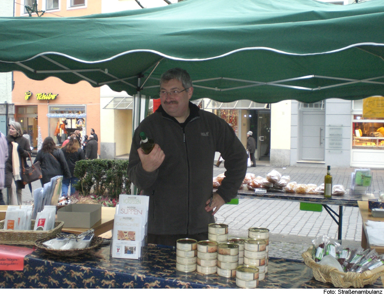 Ostermarkt der Straßenambulanz