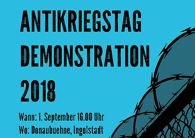 Demo am Antikriegstag