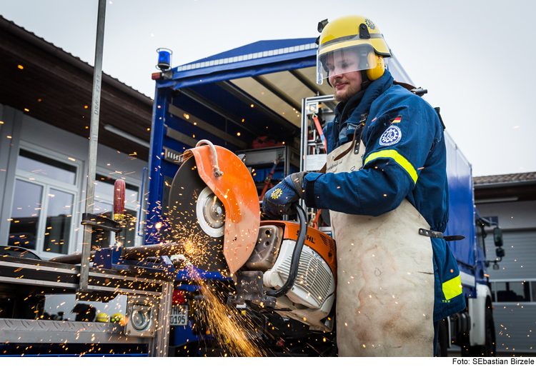 THW begrüßt sieben neue Helfer