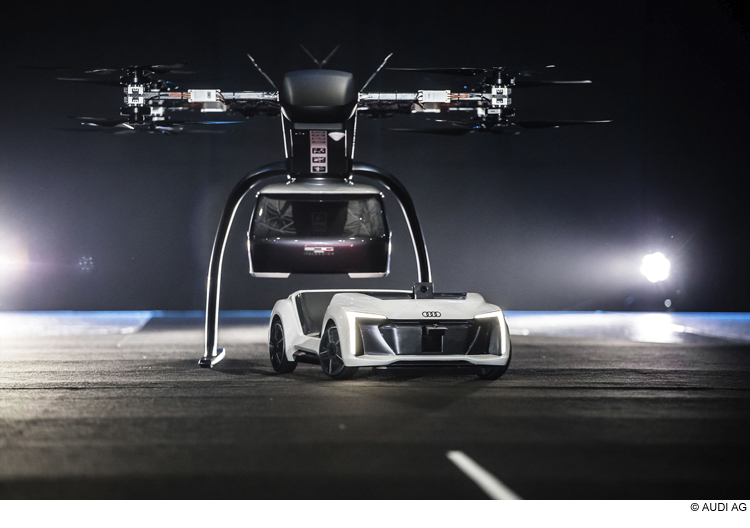 Audi, Airbus und Italdesign testen Flugtaxi-Konzept