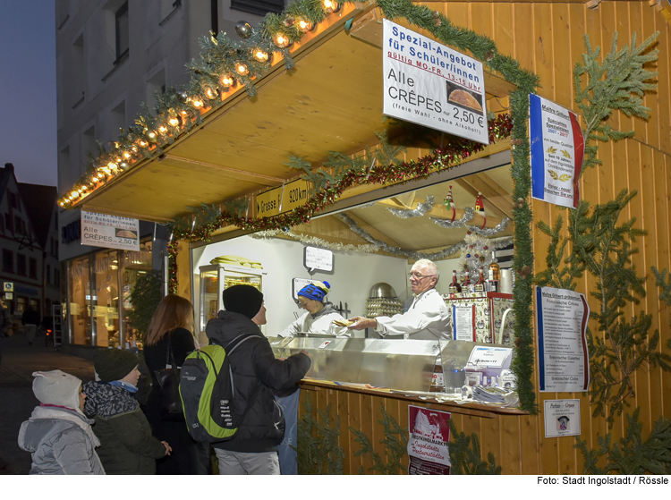 Ingolstädter Partnerstädte auf dem Christkindlmarkt