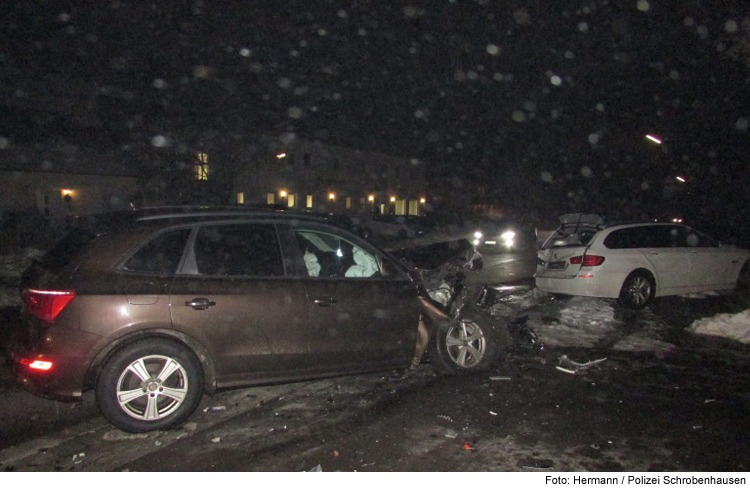 Unfallfahrer flüchtet zu Fuß