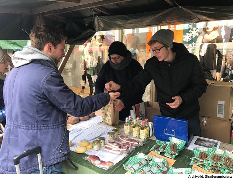 Ostermarkt der Straßenambulanz