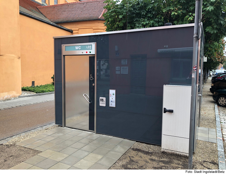 Neue WC-Anlage in der Schrannenstraße