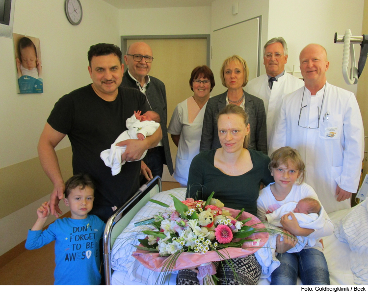 Zwillingsgeburt in der Goldberg-Klinik