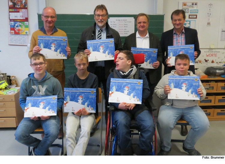 Adventskalender des Lions Clubs für die Adolf-Rebl-Schule