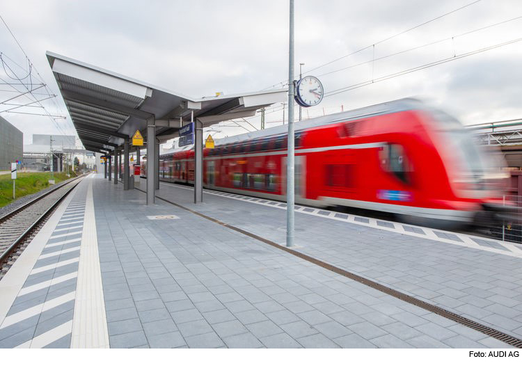 Mit der Bahn direkt ins Werk: Neuer Bahnhof „Ingolstadt Audi“