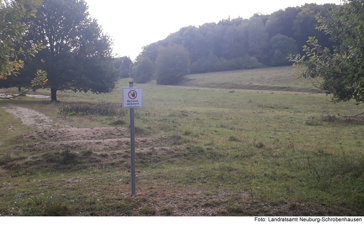 Naturschutzgebiet-Hinweisschilder mutwillig entfernt