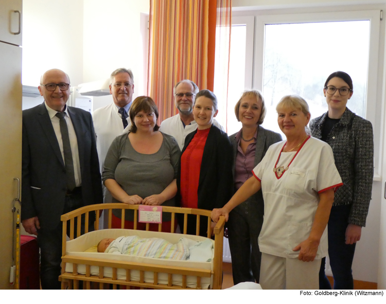 Hoher Besuch im Krankenaus