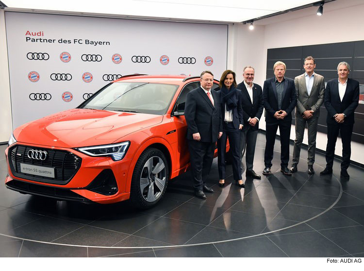 Audi und FC Bayern gehen gemeinsam in die Zukunft