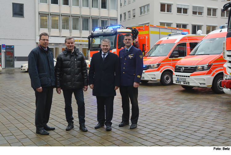 Neue Fahrzeuge für die Ingolstädter Feuerwehr