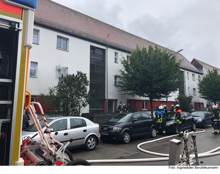 Wohnungsbrand in Ingolstadt