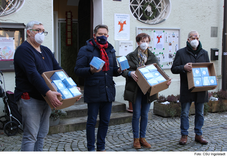 Ingolstädter CSU spendet FFP2-Masken