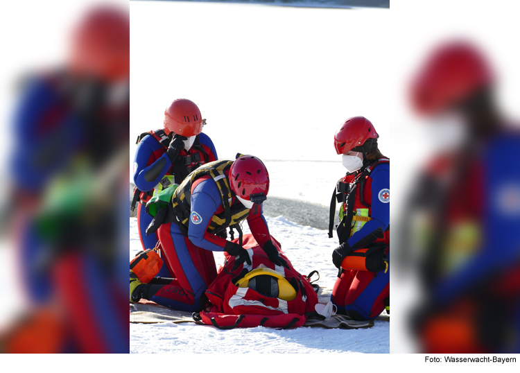 Eiswarnung vom Roten Kreuz