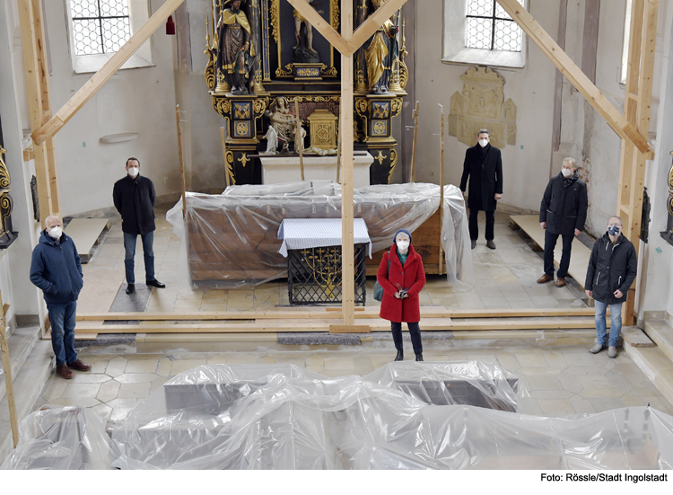 Sanierungsarbeiten in der Sebastianskirche starten 