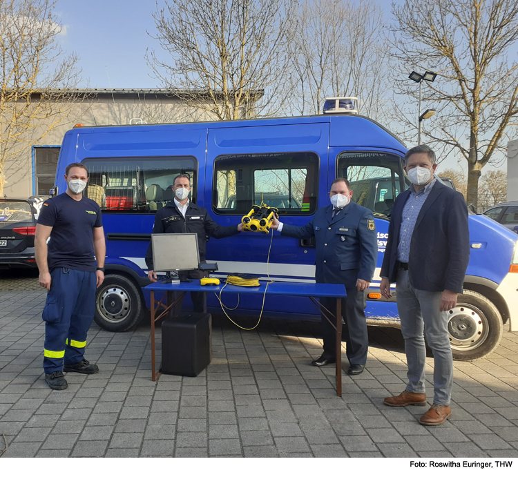 Unterwasserdrohne für das Technische Hilfswerk