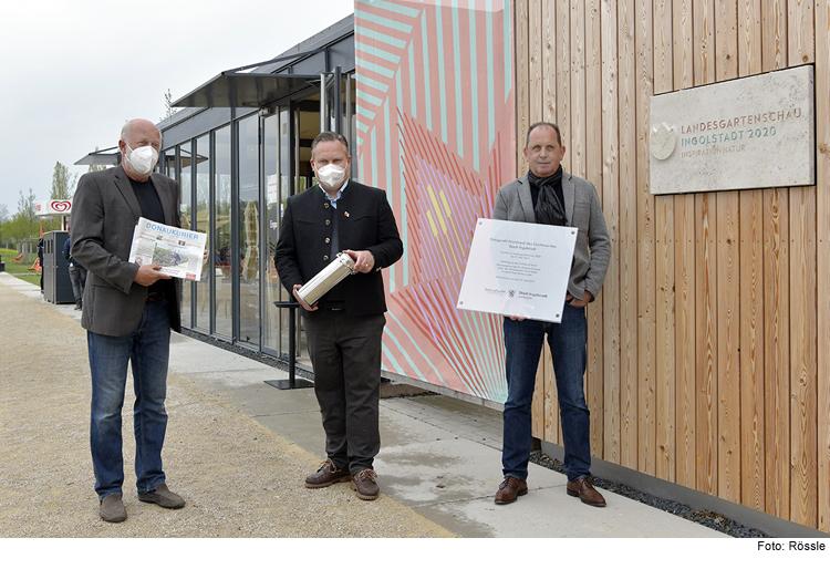 Zeitkapsel auf Landesgartenschau hinterlegt