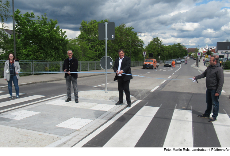 Neuer Fußgängerüberweg offiziell freigegeben