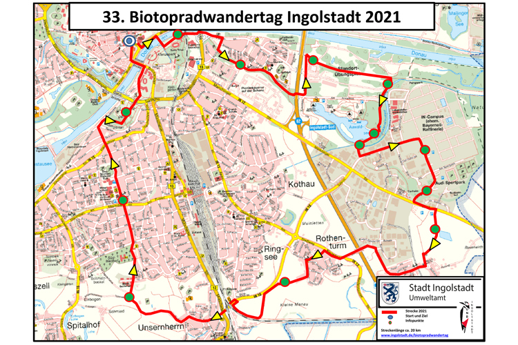 Eröffnung Ingolstädter Biotopradwandertag 2021 