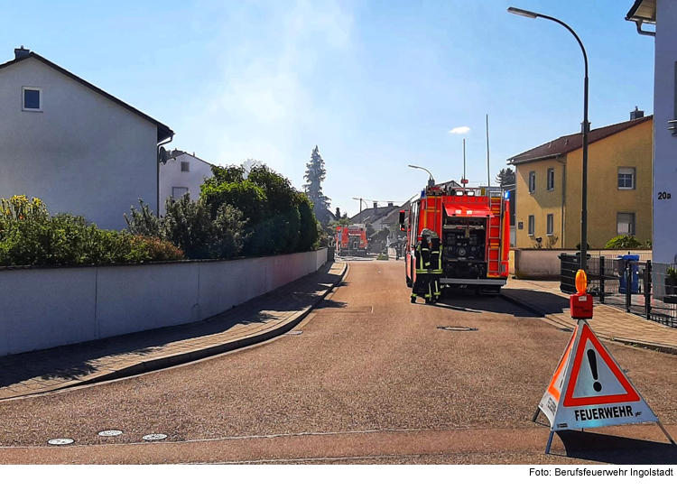 Wohnungsbrand in Zuchering