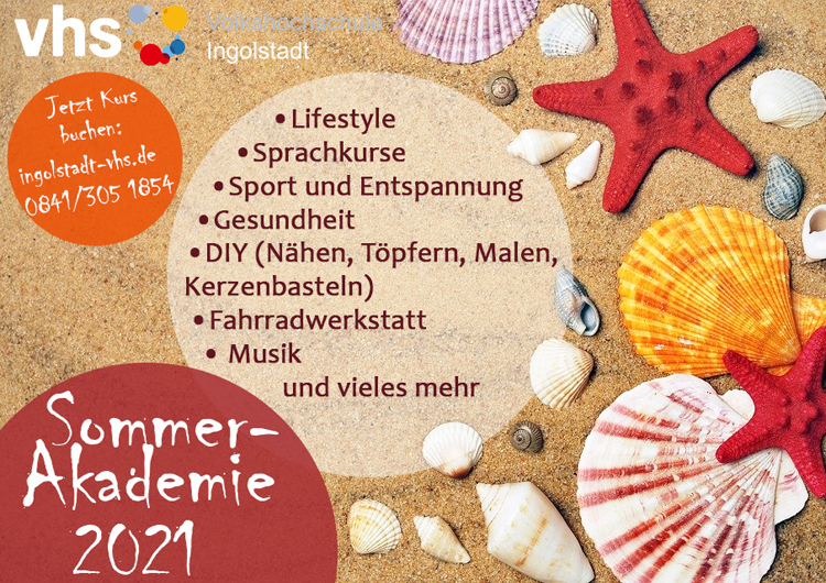 Sommerakademie 2021 der vhs Ingolstadt 