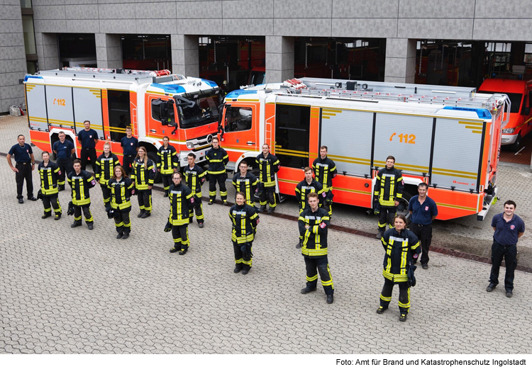 Atemschutzlehrgang der Freiwilligen Feuerwehr Ingolstadt 